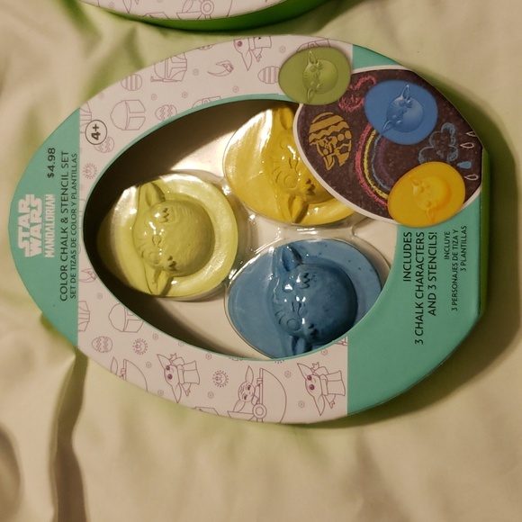 2 Star wars mandalorian chalk & stencil - Picture 2 of 3